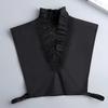 Women's Cotton Detachable Collar for Sweater Blouse Shirt Fake Collar Decorative Female White Half Shirt False Collar Accessory