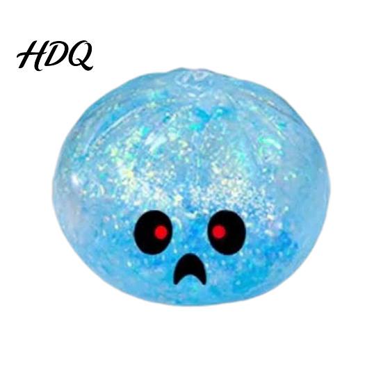 Tragbarer Stressball Halloween Brötchen Knetball Langsam aufsteigendes Spielzeug mit Dampfer Weich Niedlich Gruselige Party