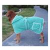 Quick-Dry Pet Robe With Hood Large Dogs Like Golden Retriever Labradors Absorbent Bath Towel After Shower