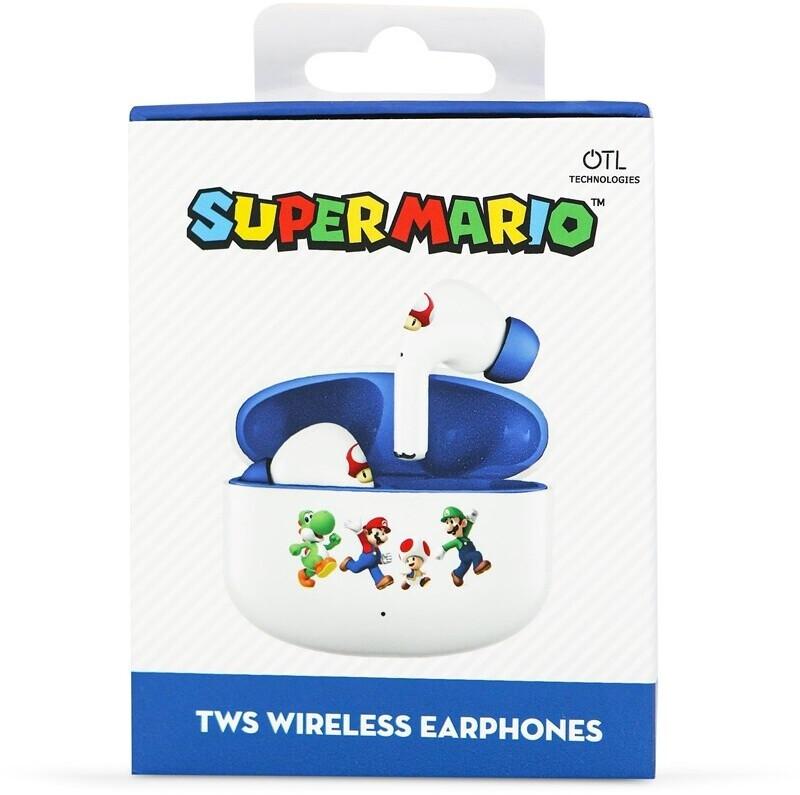 Наушники OTL Mario Friends Core TWS бежевый/белый