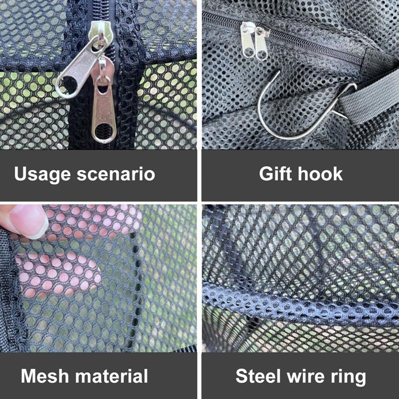 Three-layer Drying Net Anti-mosquito Drying Fish Net Strong And Durable Dry Goods Net Drying Salted Fish Drying Drying Artifact