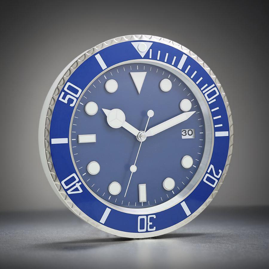 Europäischer Stil Minimalistische Und Modische Quarzuhr, Metall Moderne Leuchtende Wanduhr, Wohnzimmer Dekoration, Kreative