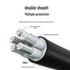 Flame Retardant Aluminum Core Cable ZC-YJLV, 4/5 Cores, 50/95/120 Sq, for Construction Site Engineering.