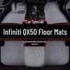 Compatible with 2018 Infiniti QX50: Full Set of Silk Loop Car Floor Mats