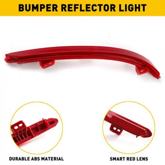 For 2018- Honda Accord Bumper Reflector Rear Light Tail Lamp Passenger Side