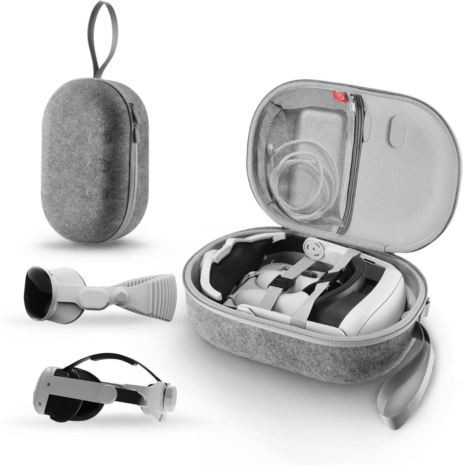 

Case,Hard Carrying Case Compatible with Headset with Elite Strap and Touch Controllers Accessories,Suitable for Travel and Home Storage W