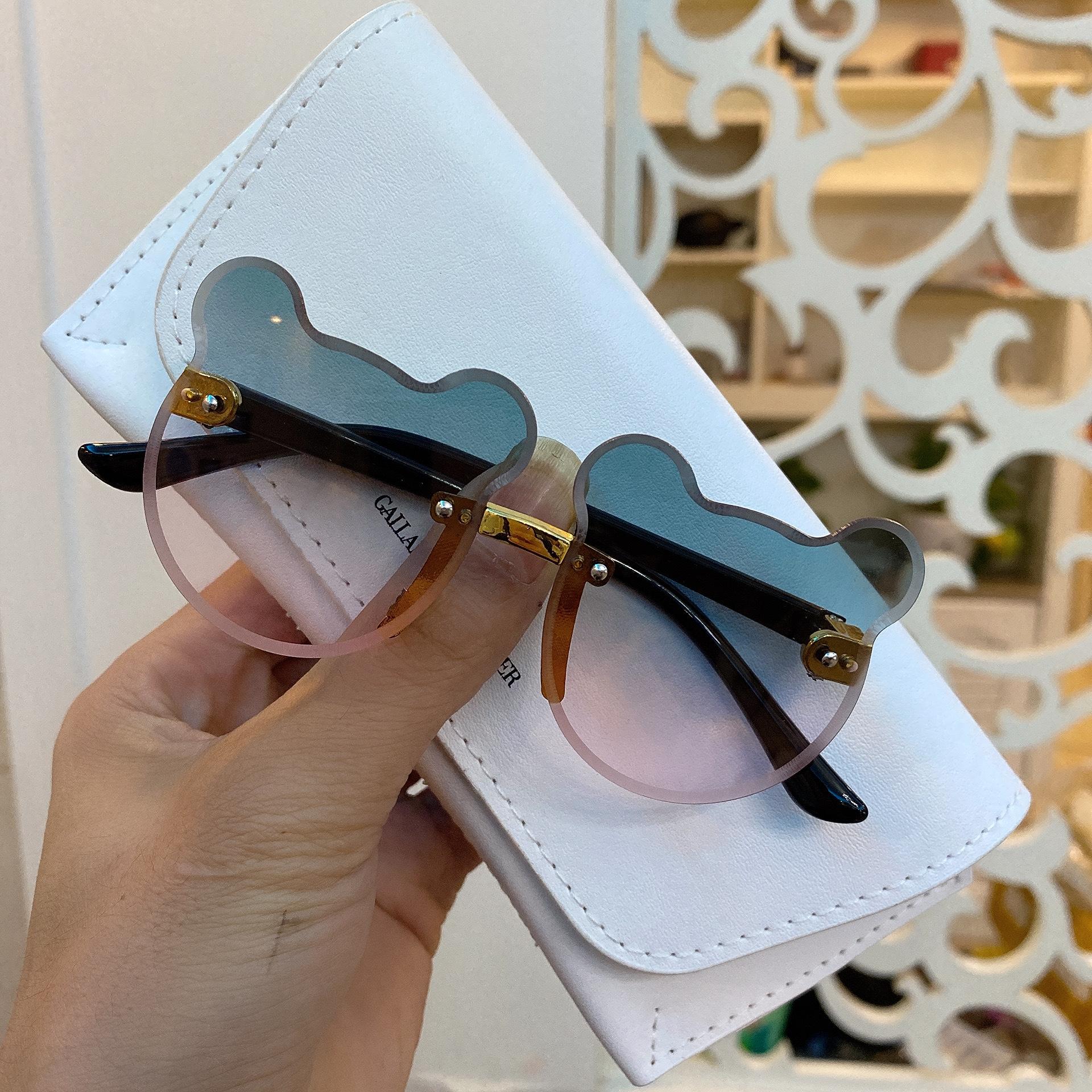 

Детские игрушечные очки, милые мультяшные очки, меняющие цвет, новая корейская версия безободковых очков «кошачий глаз» для женщин physical shooting