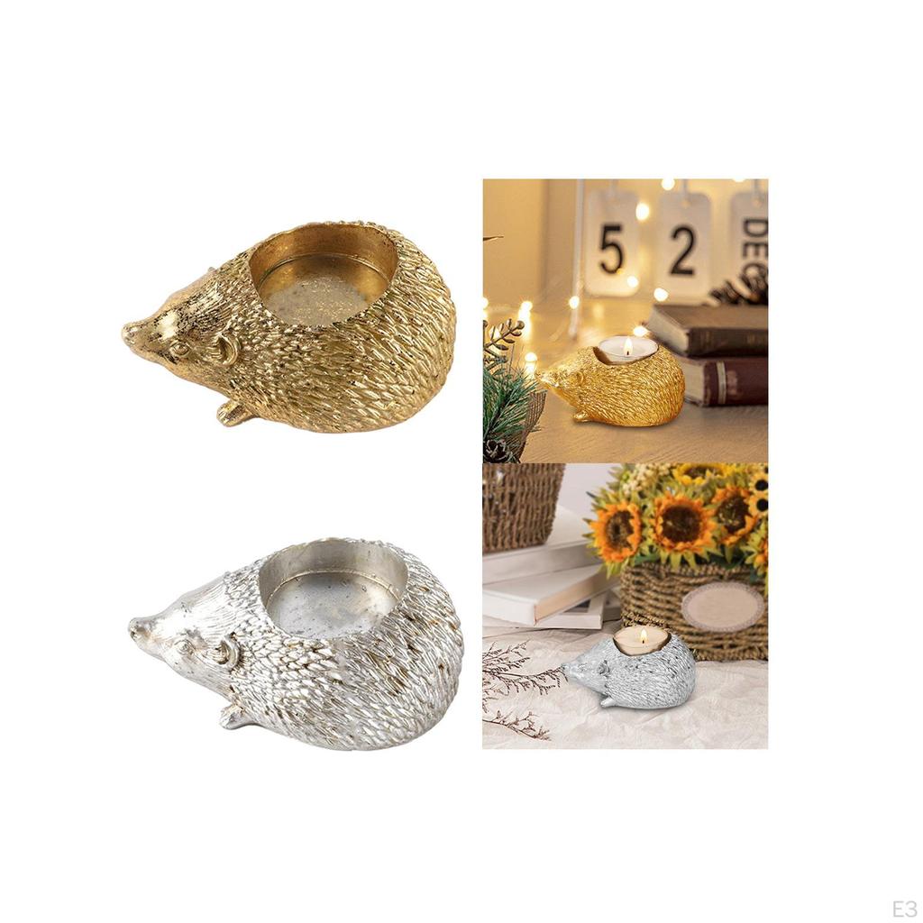 Świecznik Jeż Świecznik Ozdoba Kreatywny stojak Świece stołowe na wesele