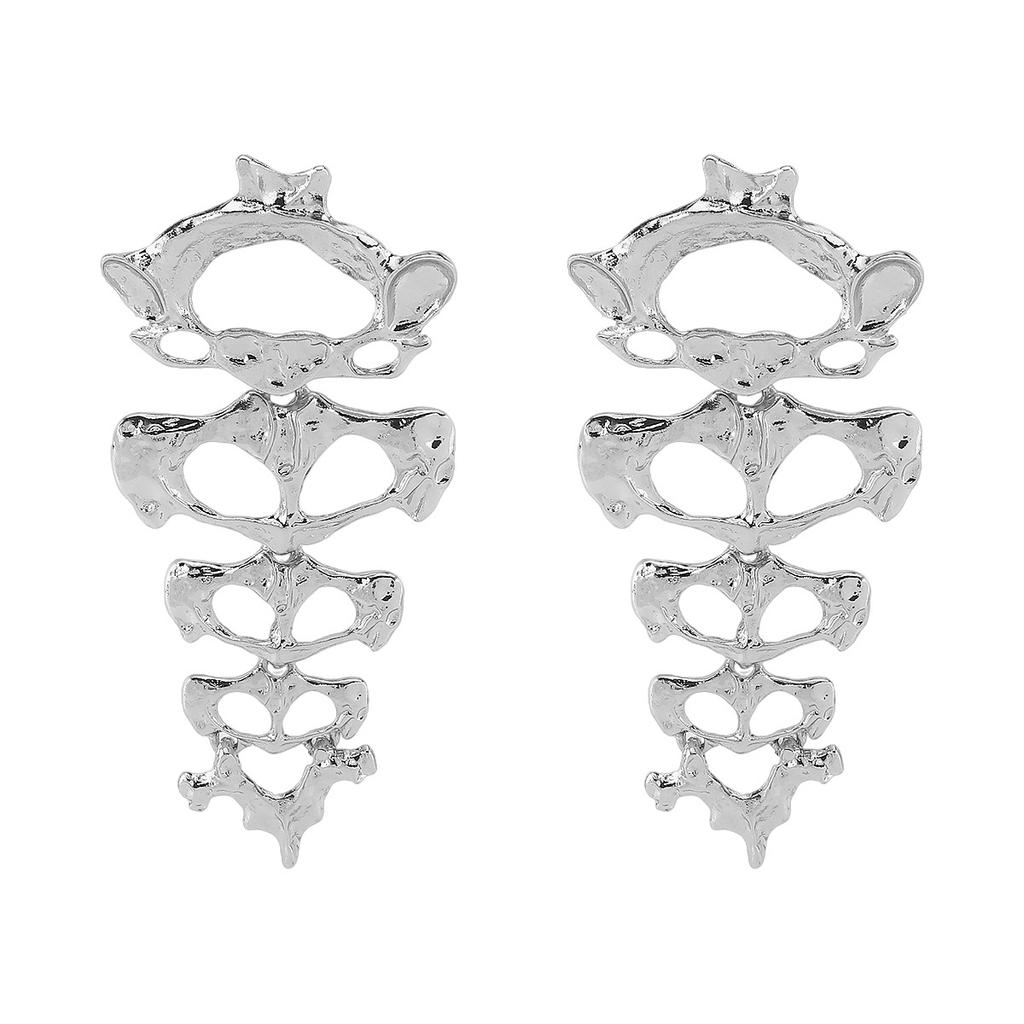 Retro Trend Übertriebener Persönlichkeitsdesign-Sinn Skelettform Gliedmaßen Vielseitige Alltags-Ohrringe