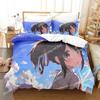 Your Name Japan Anime Comfortable Duvet Quilt Cover Pillowcase Bedding Set Children Bedroom Decoration Home Textile