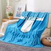 1Pc malmö ff  Print Flannel Blanket, High quality Comfortable for All Seasons, Home Decor, Warmth and Comfort, Perfect for Christmas GiftS
