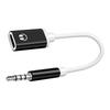 3.5mm Male To Type-C Female Headphone Aux Cable Converter Type-C To Flat Headphone Round Head Adapter Cable