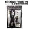 Type C Phone Charging Bracket Adapter 240W Fast Charging OTG Type-C Male To USB-C Female Converter With Foldable Holder