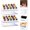 Acrylic Lollipop Rack 15 Hole Transparent Candy Rack Display Lollipop Display Rack for Wedding Birthday Party