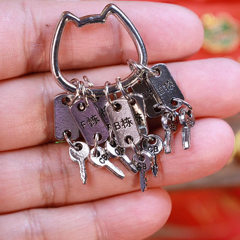 1Set Of Keys Dollhouse Miniature Accessories Furniture Model Decor Toy Simulation Accessory