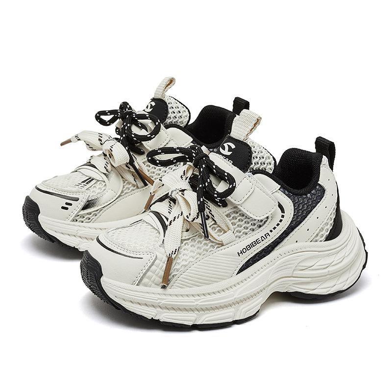 Kids Chunky Sneakers Breathable Mesh Sports Shoes Boys Girls Summer Casual Lightweight Running Shoes