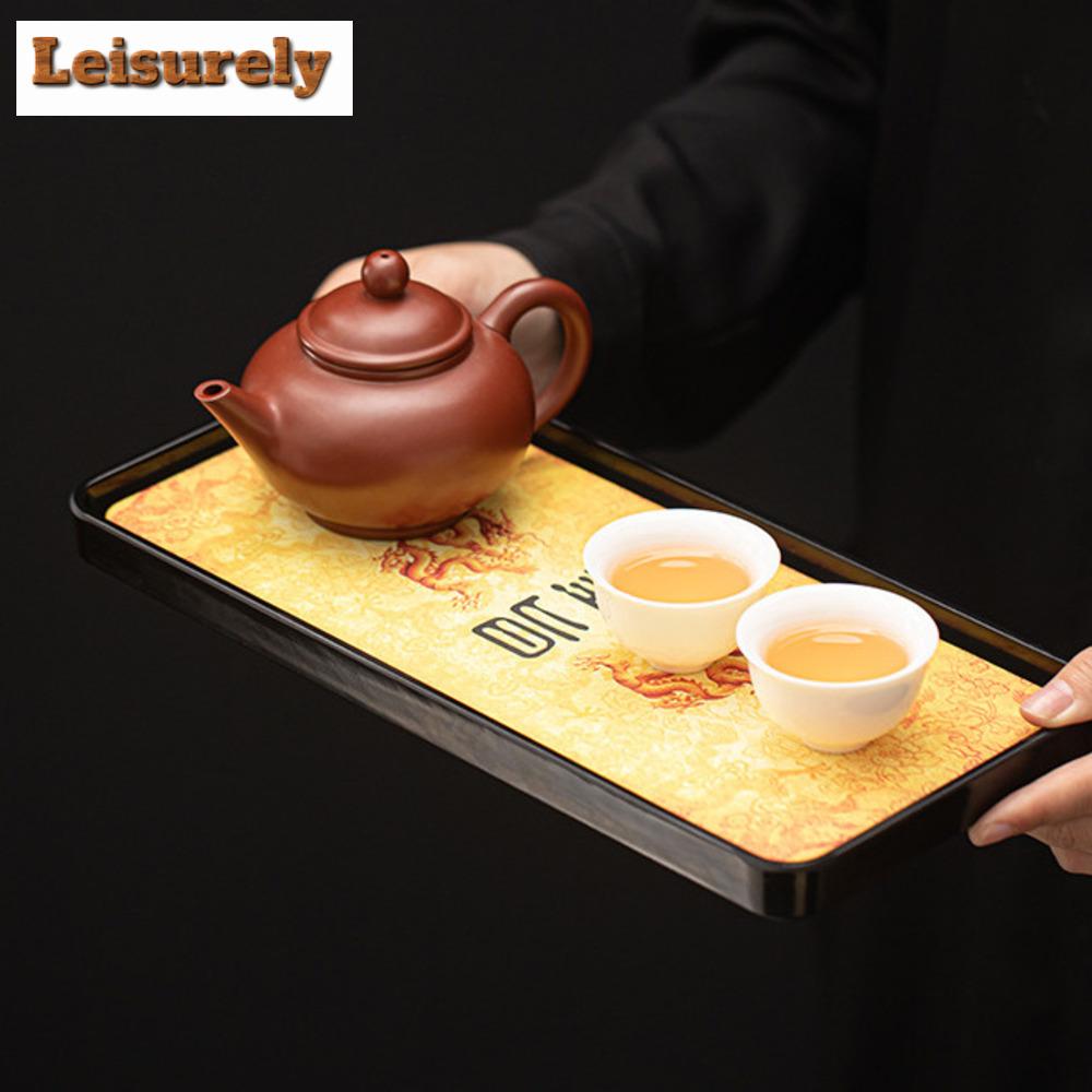 Creative Water Absorbing Tea Tray Quick Drying Teapot Holder Board Small Rectangle Dry Brewing Table Kung Fu Tea Set Accessories