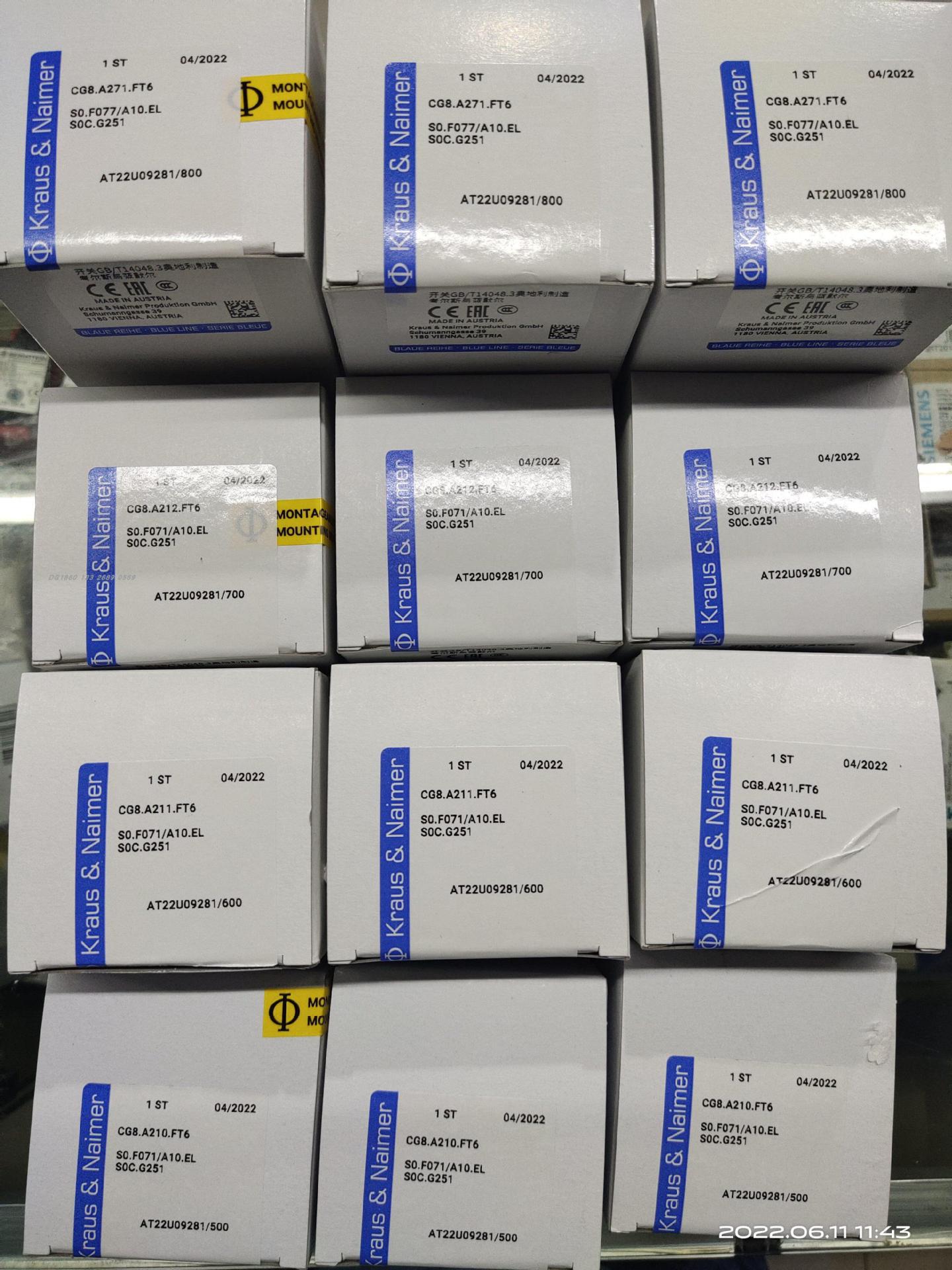 

CG8 A210/211/212/271 FT6 Series Model A210, Delivery 6-8 weeks