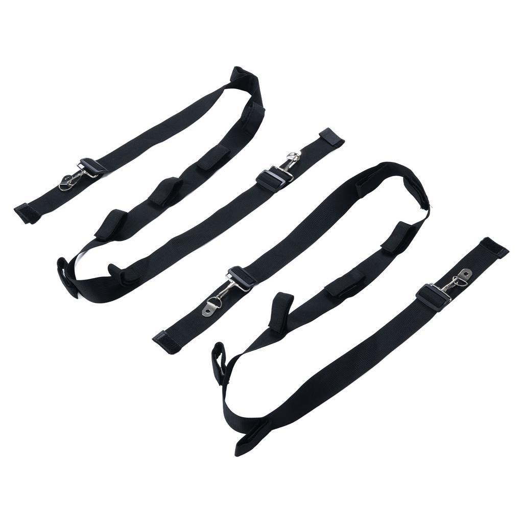 2Pcs Car Fishing Rod Holder Polyester Fishing Pole Rack Strap for SUV MVP RV Minivan