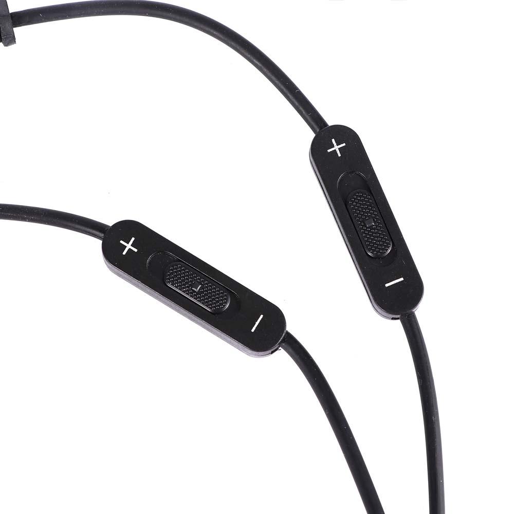 Adapter Extention Black One-Divided-two Volume Control Switch Audio Cable Y Splitter Cable Stereo