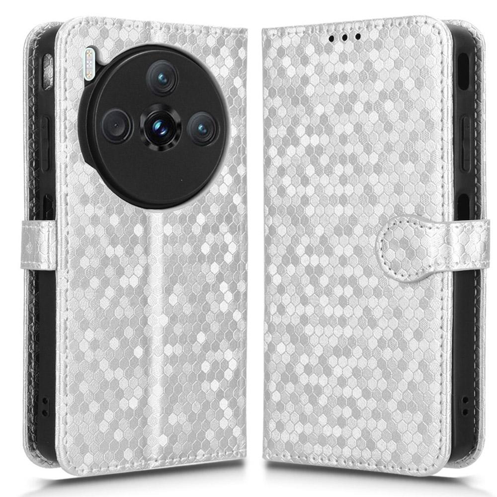 

For ZTE nubia Z60S Pro 5G Wallet Case Dot Pattern Imprint PU Leather Phone Cover E