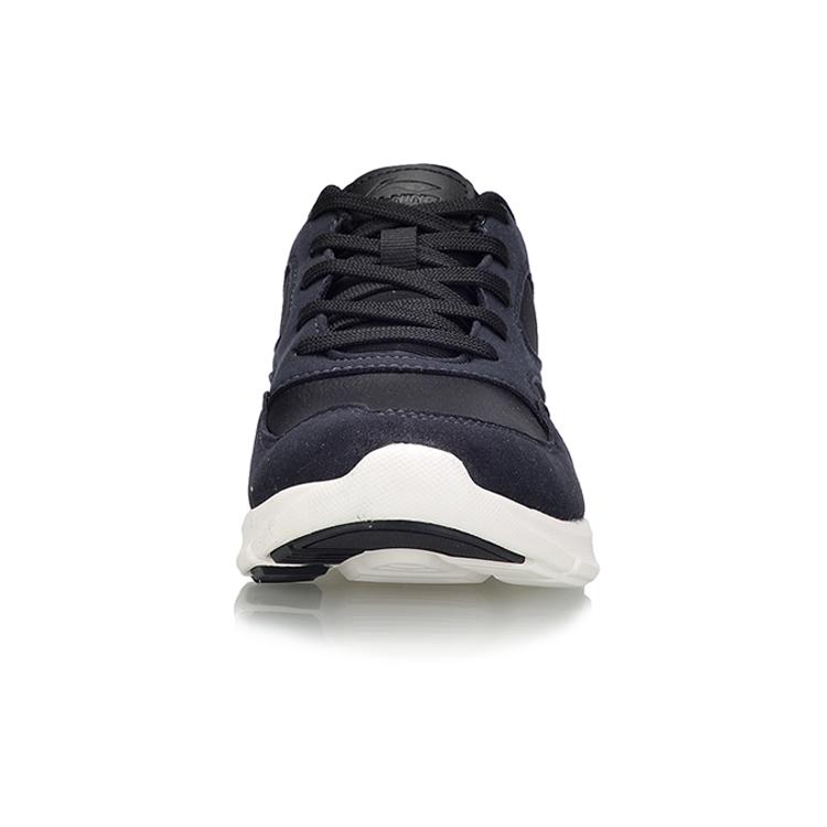Li Ning LN Bullet Classic Cushioning Low Top Running Shoes Women's Black Blue AGCM136-2
