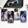 C-Cool G-Genshin-Impact-columbina Phone Case For iPhone17,16,15,14,13,12,11 Plus,Pro Max Colored Silver Plated Inside Cover