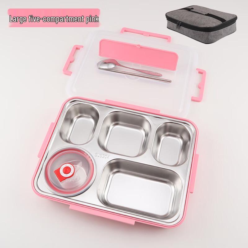 Student 304 Stainless Steel Divided Lunch Box