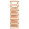 42 Bottle Wine Rack 68.5 x 23 x 68.5 cm Solid Pine Wood
