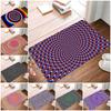 3D Illusion Printing Non-Slip Small Rug Waterproof Easy To Clean Floor Mat for Indoor Outdoor Use Durable Home Decorate Fashion