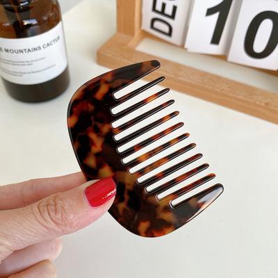 Acetat Kleiner Haarkamm Antistatisch Kopfhautmassage Haarbürste Friseur Bunt Frisur Salon Styling Reise-Accessoires