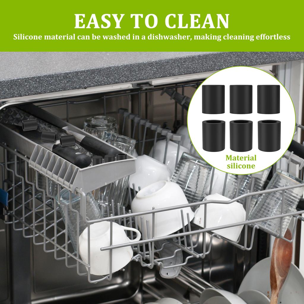 6Pcs Magnetic Straw Cap Silicone Enclosed Magnet Design Straw Cover Protector Compatible with BrüMate All Era and Resa Bottle