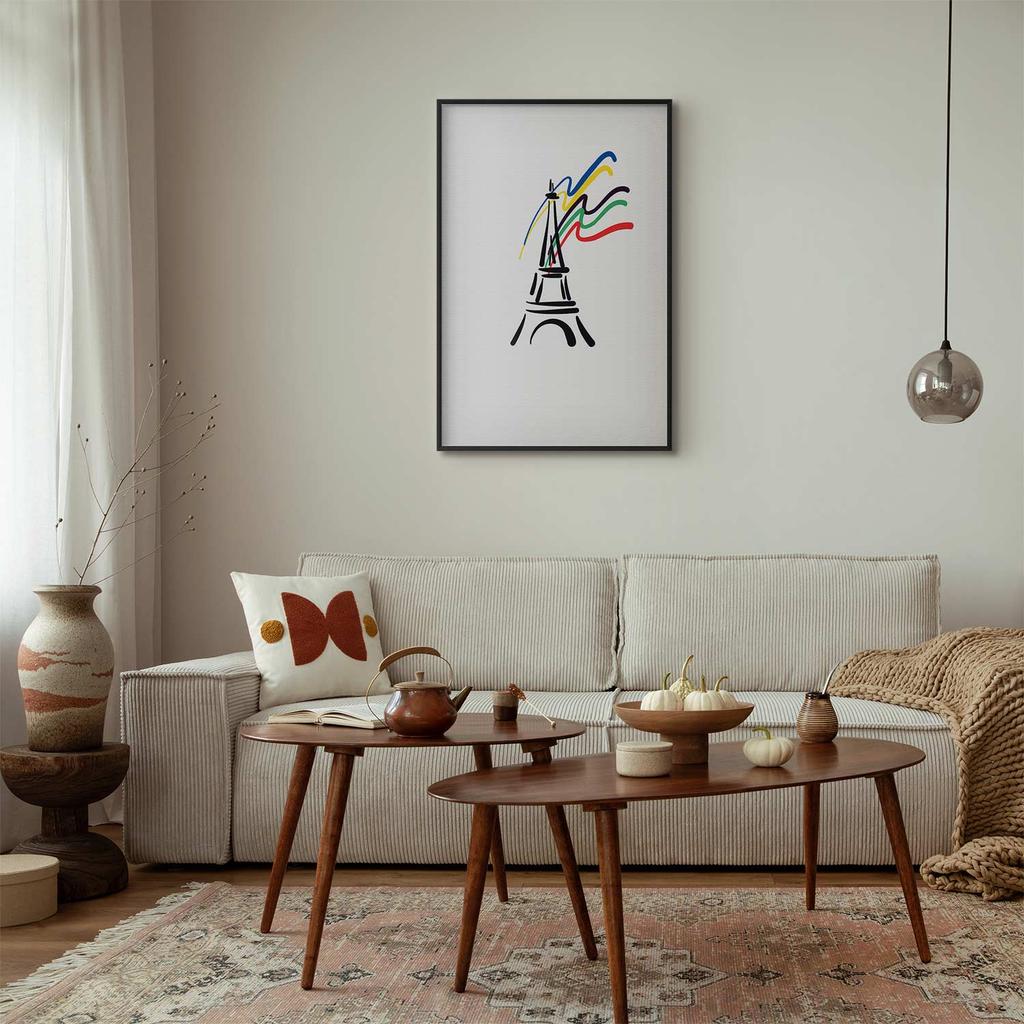 Poster - Eiffel Tower I Colors