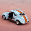 (Bagged) 1:38 Classic Retro Alloy Beetle, Cute Alloy Pull-back Car, Children's Toy, Adorable Antique Style