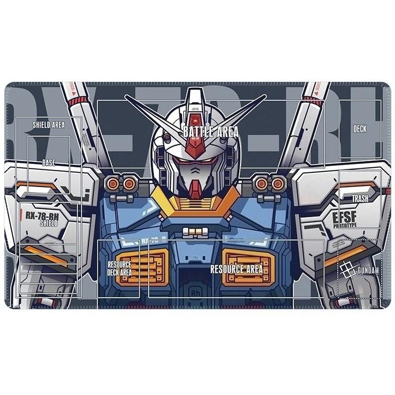 Unicorn Gundam TCG Playmat Gaming Mouse Pad Waterproof Nonslip Desk Mat