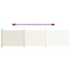 Retractable Side Awning 600x160 cm Cream
