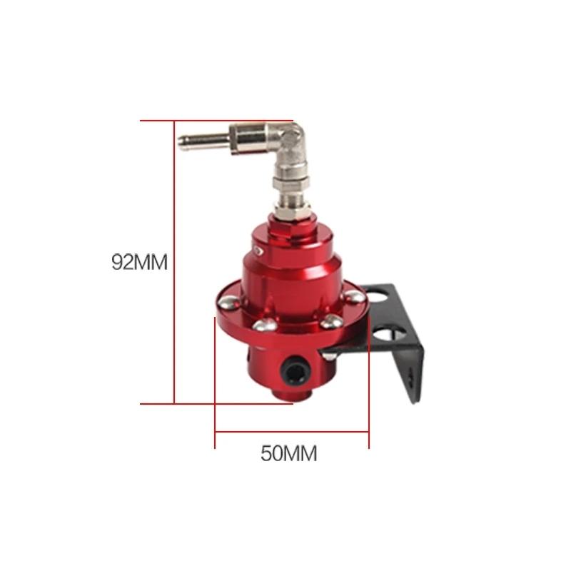 New Universal Adjustable Fuel Pressure Regulator Type With Original Gauge and Instructions