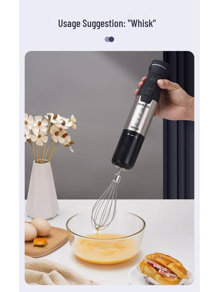 Orlanda Wireless Multifunctional Handheld Immersion Blender for Baby & Home Use