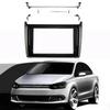 Car Radio Panel Radio Fascia Frame For POLO Dashboard Mount Panel Kit Car Radio Bezel Navigation Modification Faceplate Parts