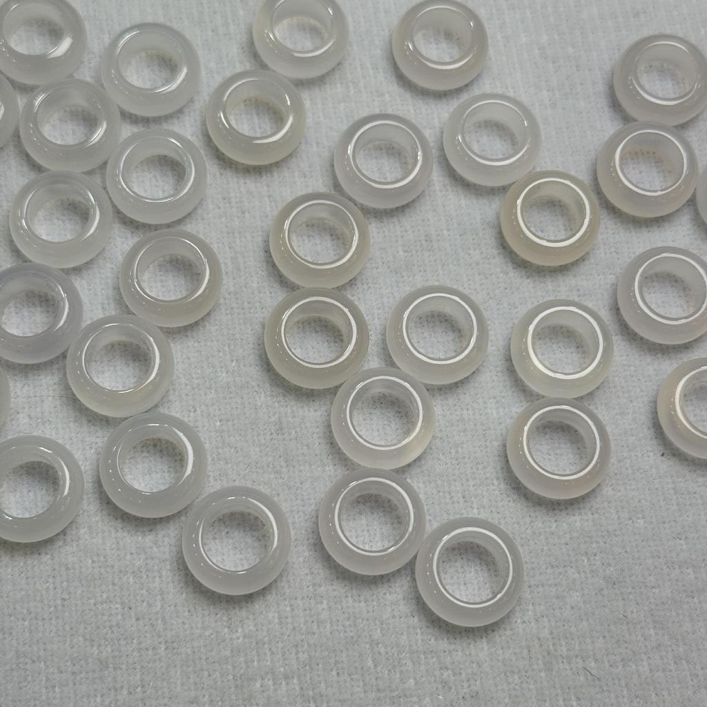 Lychee Jelly Agate Running Ring DIY Bracelet with High Ice Chalcedony