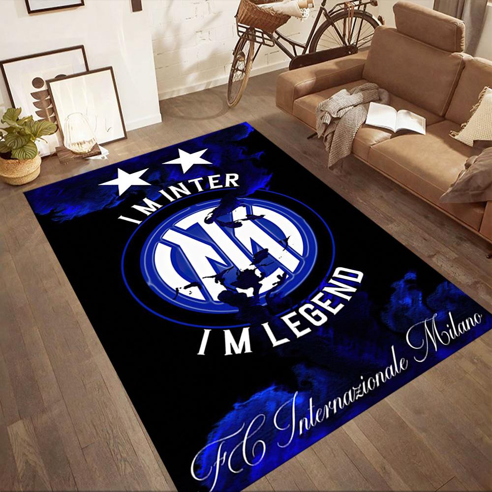 Inter Milan Area Rug Design For Kitchen Game Room Outdoor Dormitory Antislip Carpet Anime Office Decor Wedding Party Gift