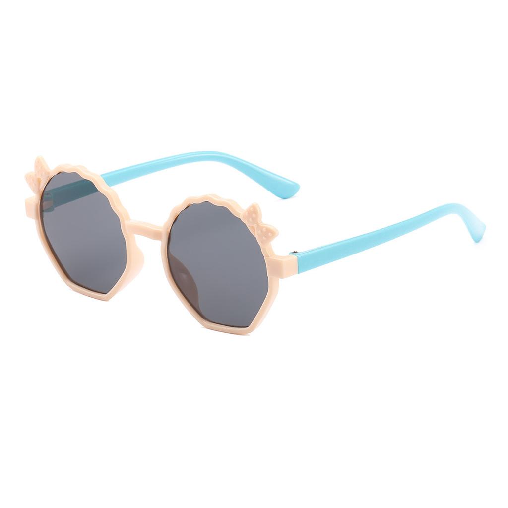 Rennes new butterfly decorative children's sunglasses cartoon sunglasses street shot boys and girls glasses