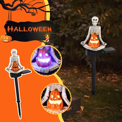 Halloween Skeleton  , Halloween Decorative Horror Skeleton Garden, Outdoor Portable Solar