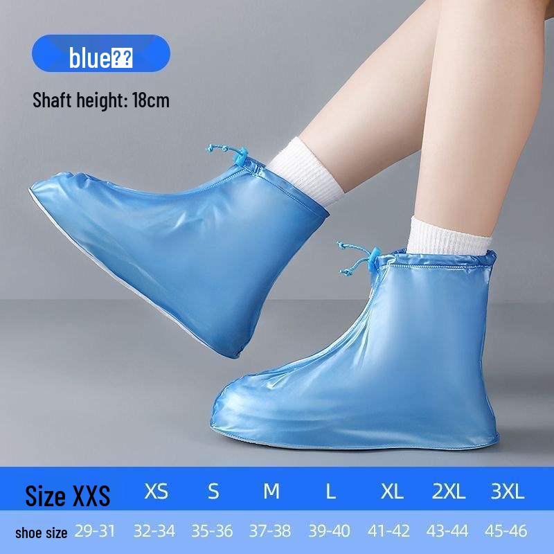 

Kids Waterproof Non-slip Rain Shoe Covers - Durable & Washable for Boys & Girls XL [Size 34-35]