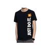 Nike Alphabet Logo Sport Short-Sleeve T-Shirt Men Tops Black CT6301-010