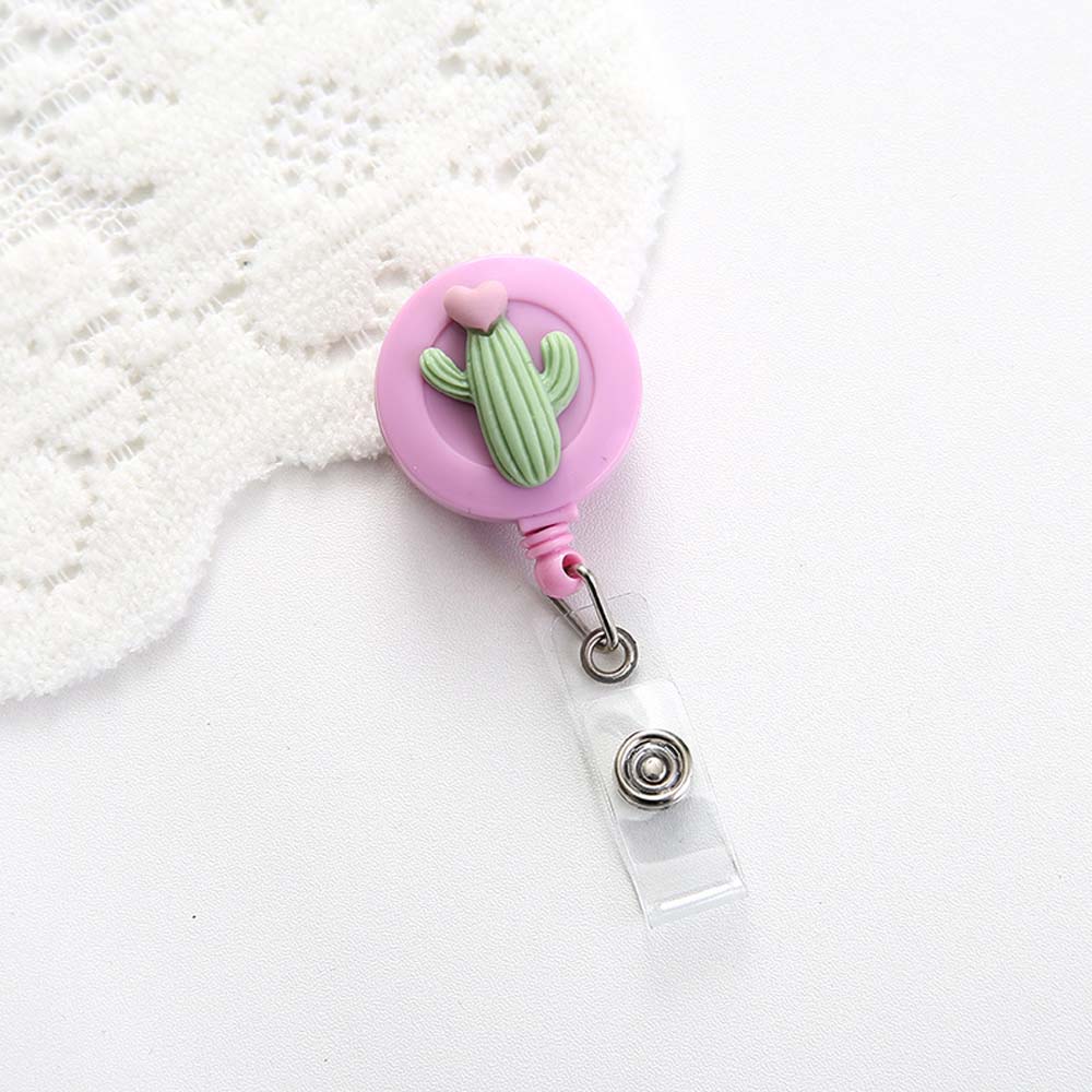 Buckle ID Name Holder Retractable Badge Reel ID Badge Holder Clip Credit Card Holder Clip