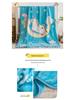 Cartoon Style Flannel Fleece Children's Blanket - Single Layer, All-Season, Small Nap Blanket with Edging
