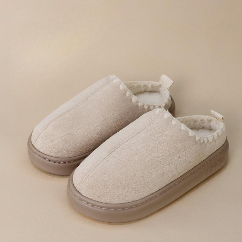 Cotton Shoes for Home Warmth, Thick-soled Indoor Home Slippers