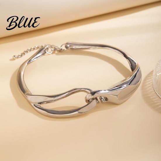 Fashionable Accessory Women Chunky Necklace Dainty Choker Hypoallergenic Alloy Jewelry