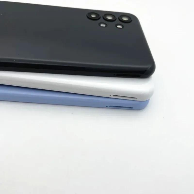 A13 case for Samsung Galaxy A13 4G 2022 A135 housing chassis battery back cover rear  with camera lens repair parts